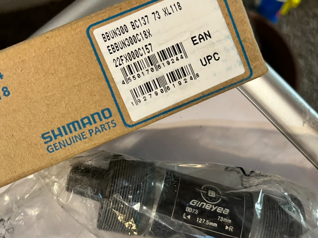 The Shimano Box and the Old Bracket
